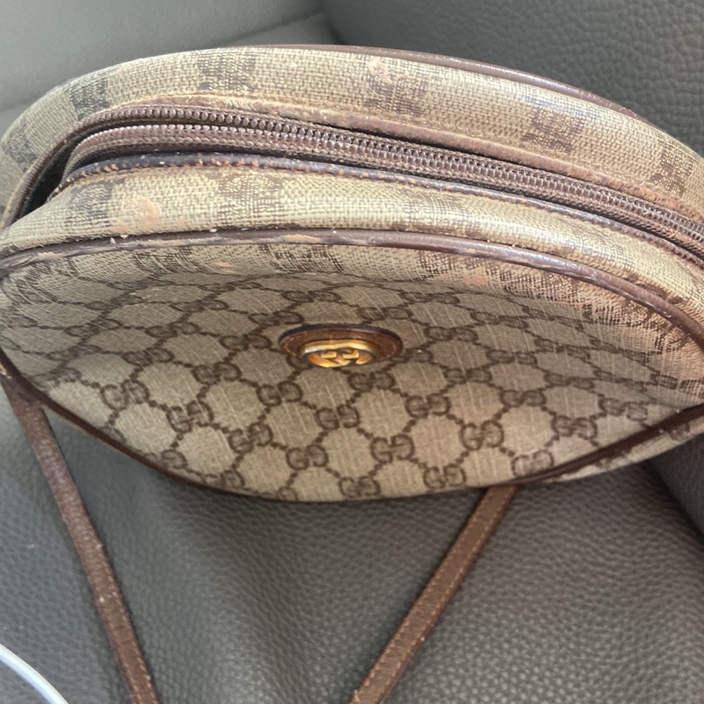 RARE Vintage Gucci Canteen GG Monogram Crossbody - Picture 7 of 9